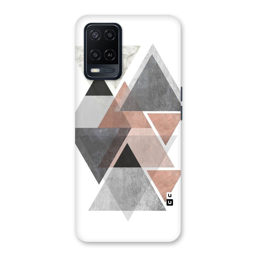 Abstract Diamond Pink Design Back Case for Oppo A54