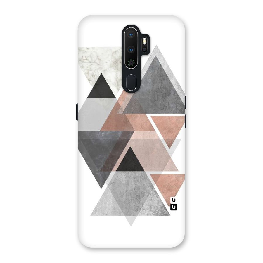 Abstract Diamond Pink Design Back Case for Oppo A5 (2020)