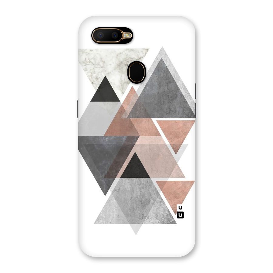 Abstract Diamond Pink Design Back Case for Oppo A5s