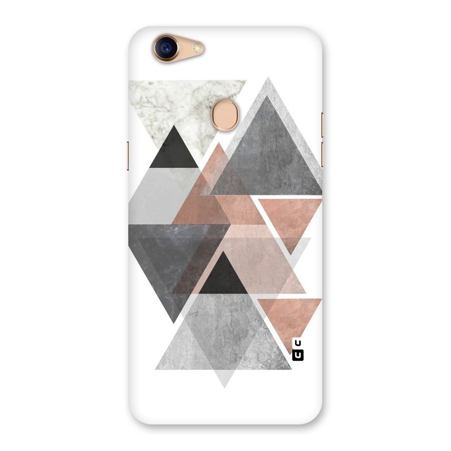 Abstract Diamond Pink Design Back Case for Oppo F5