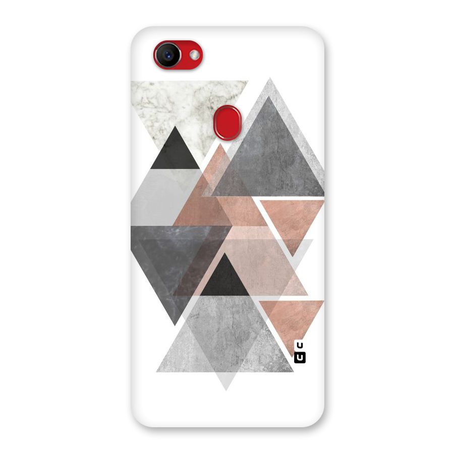 Abstract Diamond Pink Design Back Case for Oppo F7