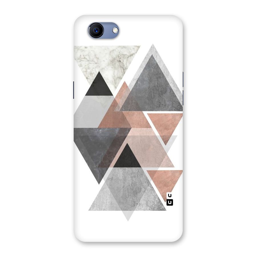 Abstract Diamond Pink Design Back Case for Oppo Realme 1