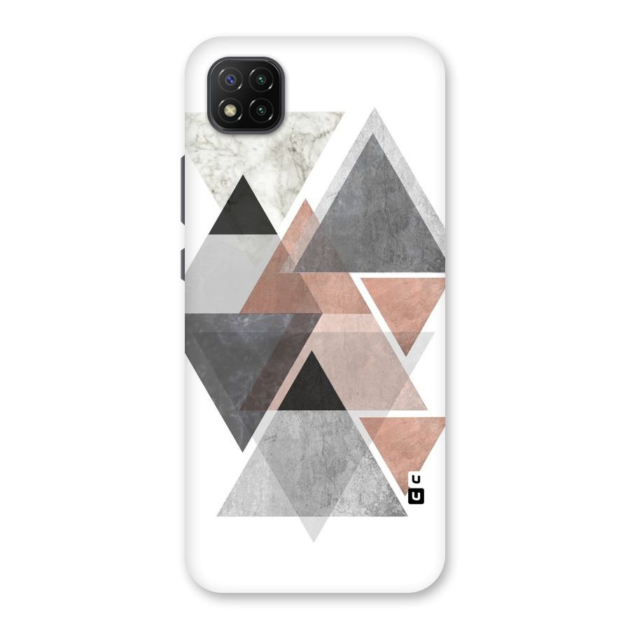 Abstract Diamond Pink Design Back Case for Poco C3