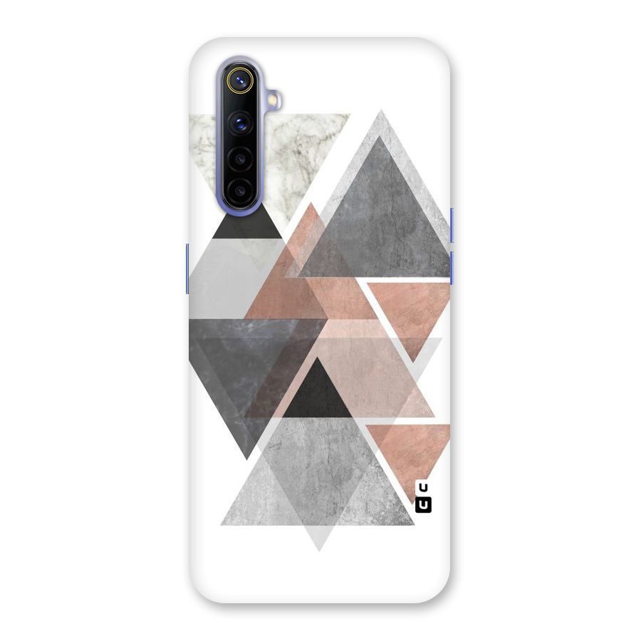 Abstract Diamond Pink Design Back Case for Realme 6i