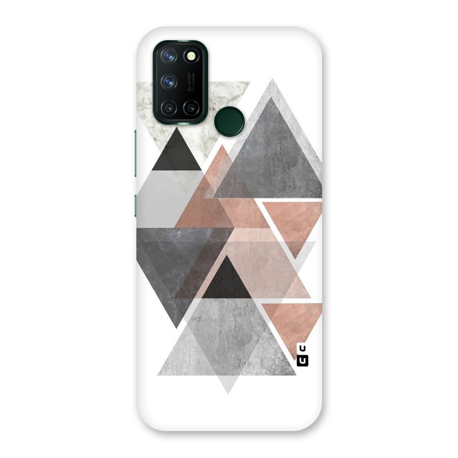 Abstract Diamond Pink Design Back Case for Realme 7i