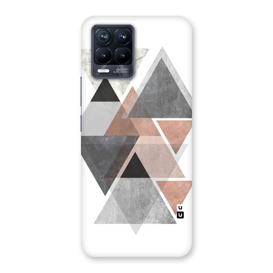 Abstract Diamond Pink Design Back Case for Realme 8 Pro
