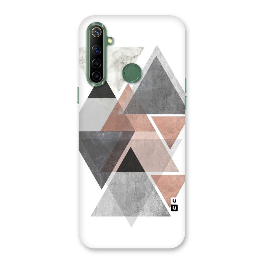 Abstract Diamond Pink Design Back Case for Realme Narzo 10