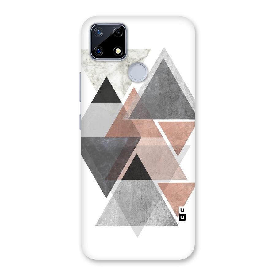 Abstract Diamond Pink Design Back Case for Realme Narzo 20
