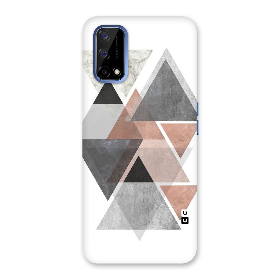 Abstract Diamond Pink Design Back Case for Realme Narzo 30 Pro