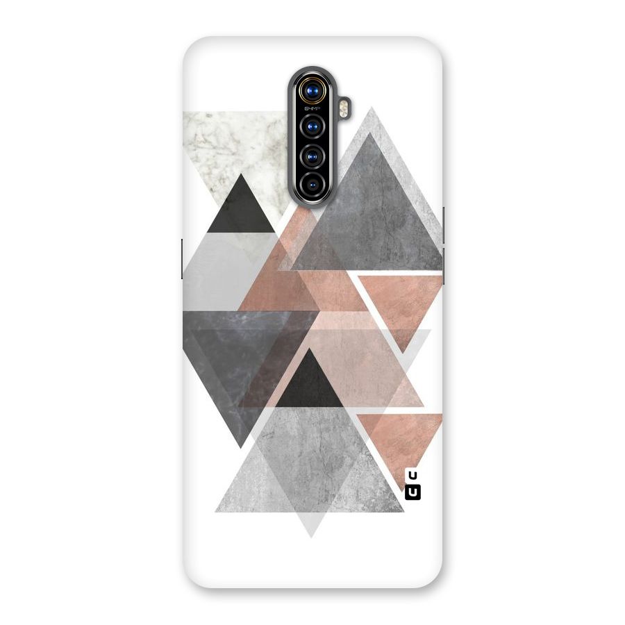 Abstract Diamond Pink Design Back Case for Realme X2 Pro