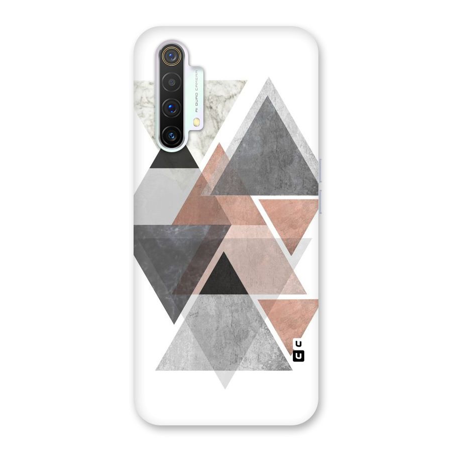 Abstract Diamond Pink Design Back Case for Realme X3 SuperZoom