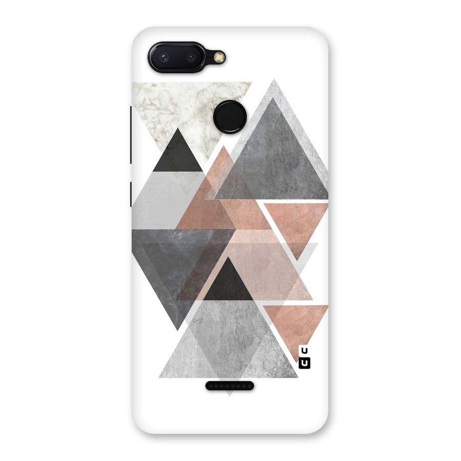 Abstract Diamond Pink Design Back Case for Redmi 6