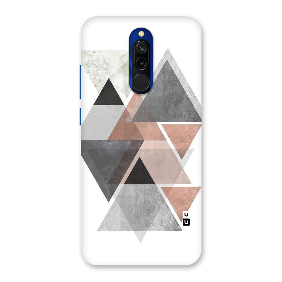 Abstract Diamond Pink Design Back Case for Redmi 8