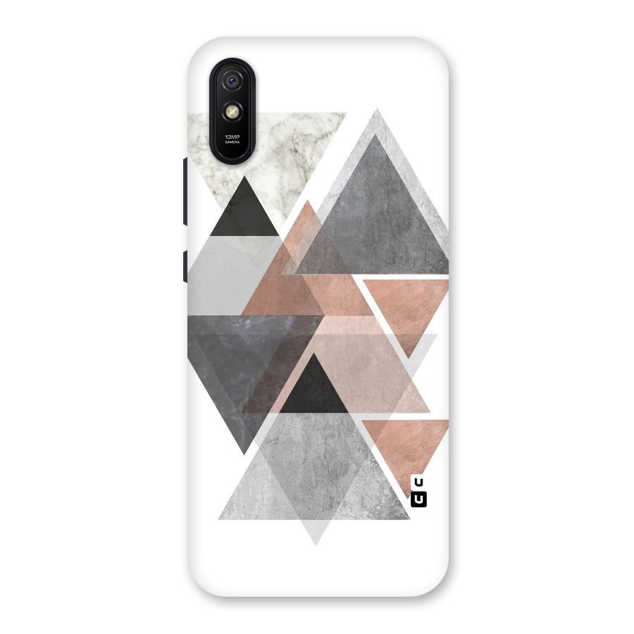Abstract Diamond Pink Design Back Case for Redmi 9A