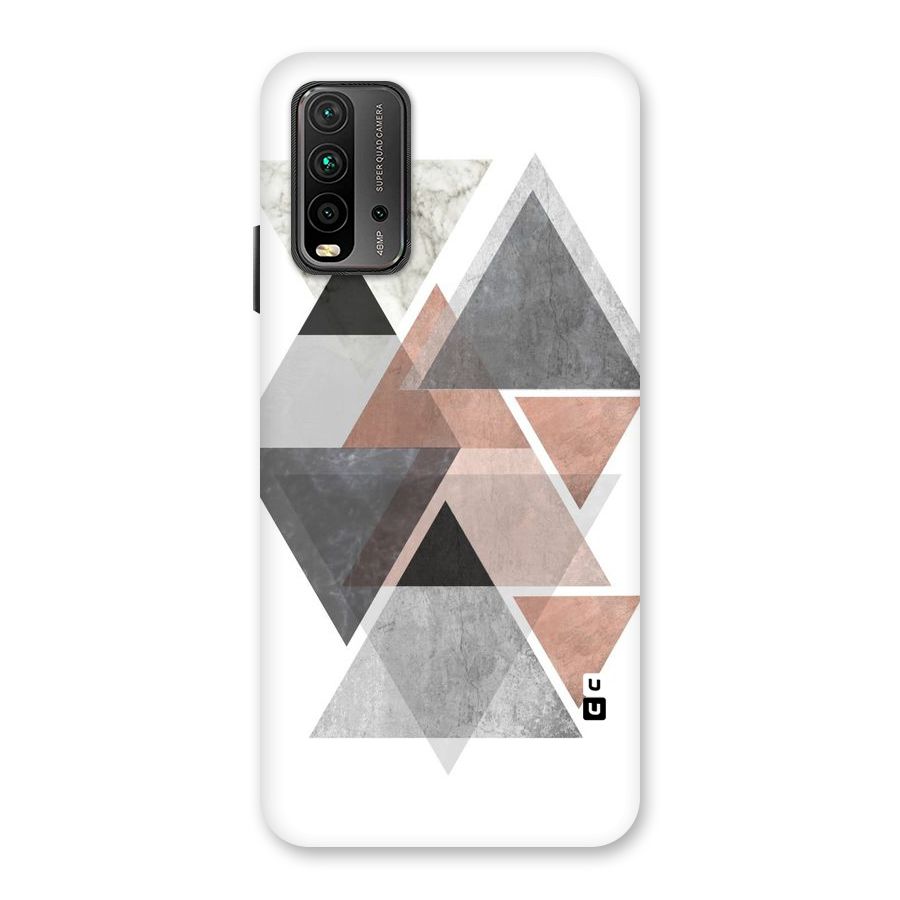 Abstract Diamond Pink Design Back Case for Redmi 9 Power