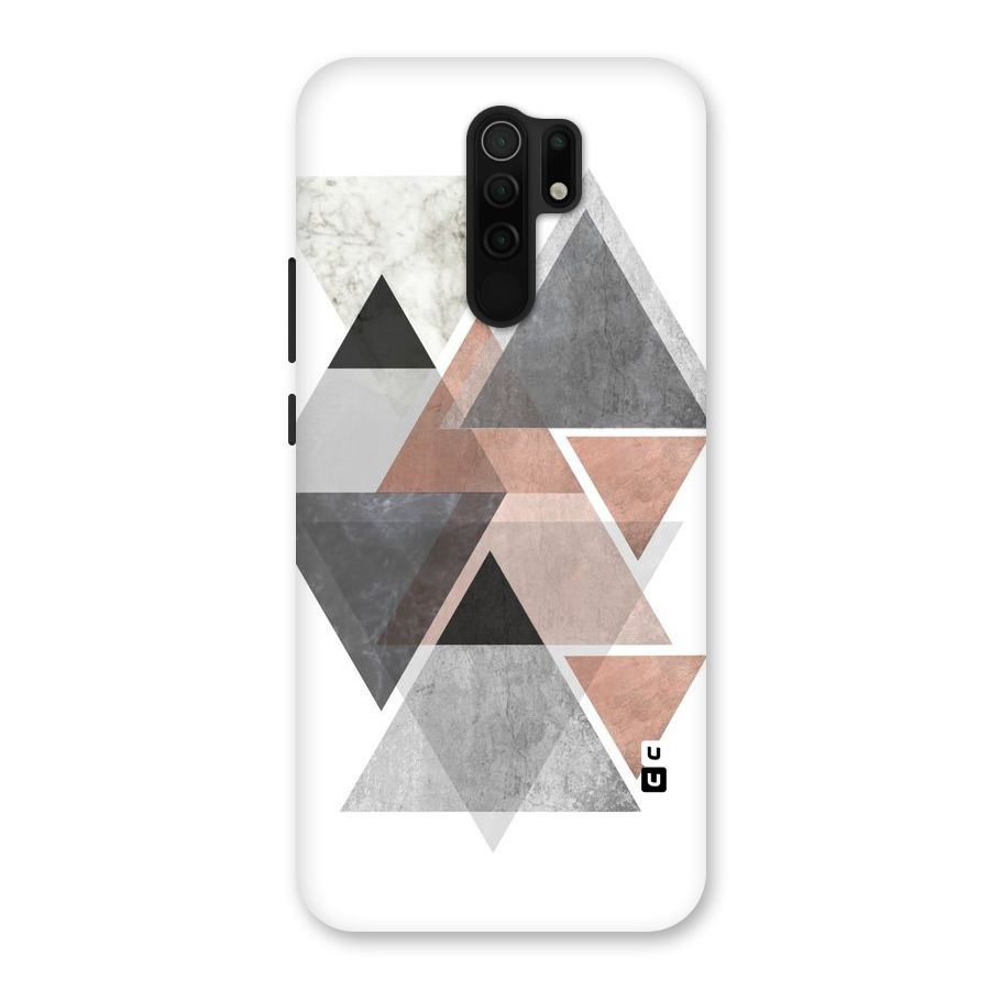 Abstract Diamond Pink Design Back Case for Redmi 9 Prime