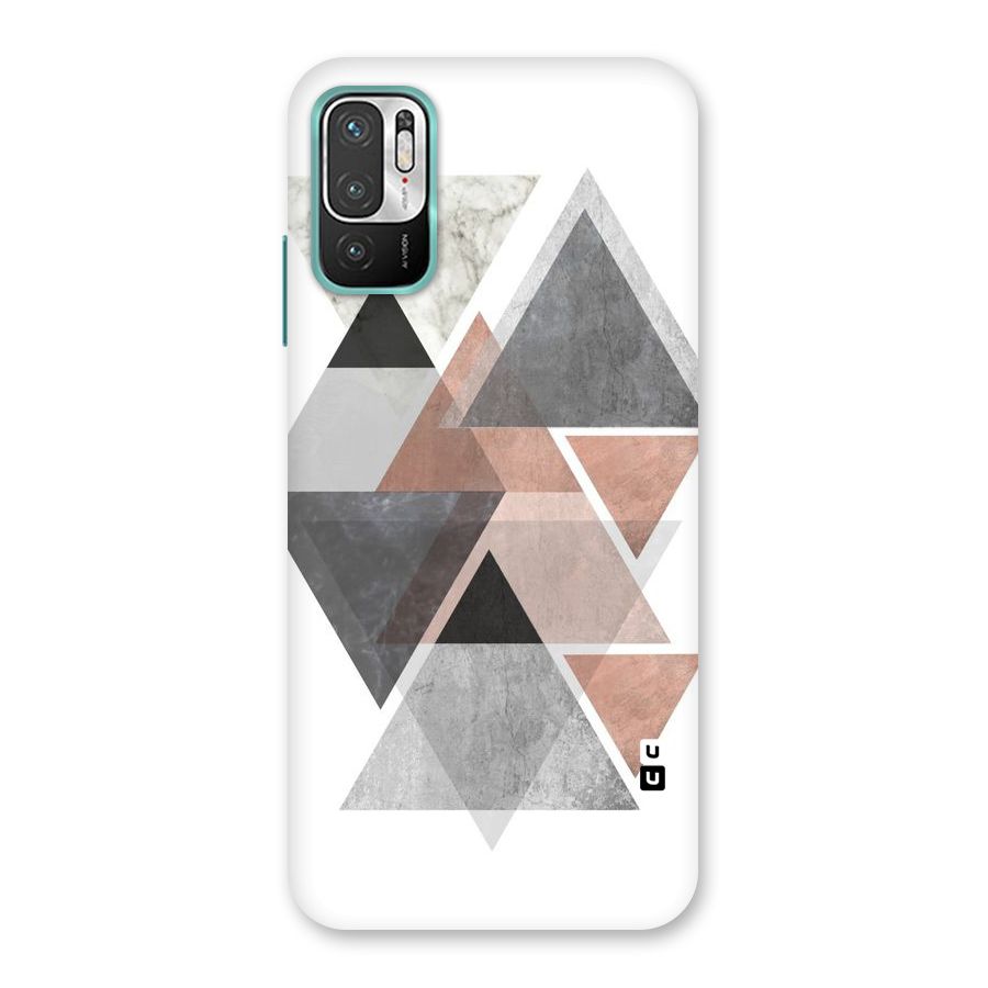 Abstract Diamond Pink Design Back Case for Redmi Note 10T 5G