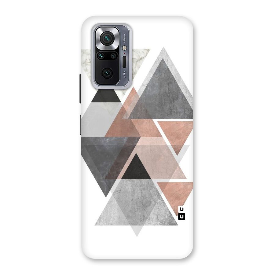 Abstract Diamond Pink Design Back Case for Redmi Note 10 Pro