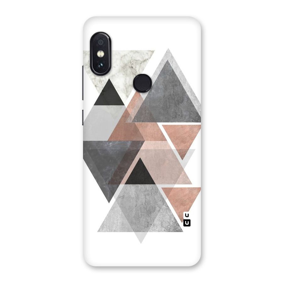 Abstract Diamond Pink Design Back Case for Redmi Note 5 Pro