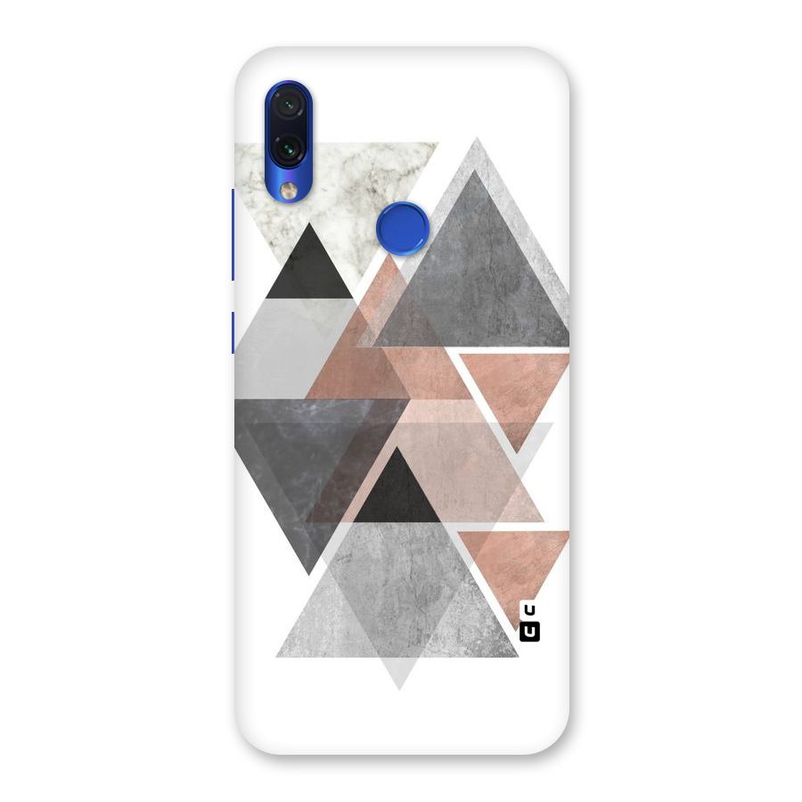 Abstract Diamond Pink Design Back Case for Redmi Note 7