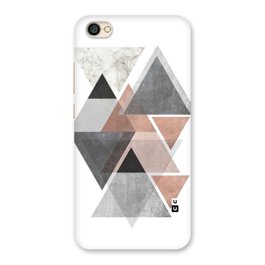 Abstract Diamond Pink Design Back Case for Redmi Y1 Lite