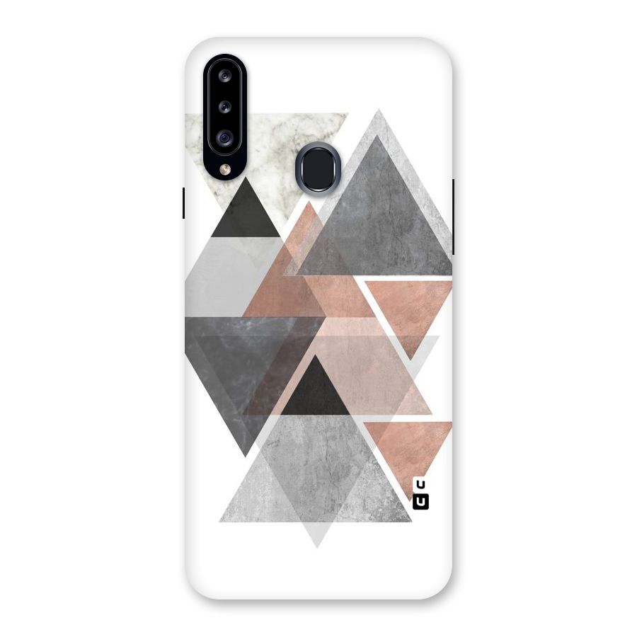 Abstract Diamond Pink Design Back Case for Samsung Galaxy A20s