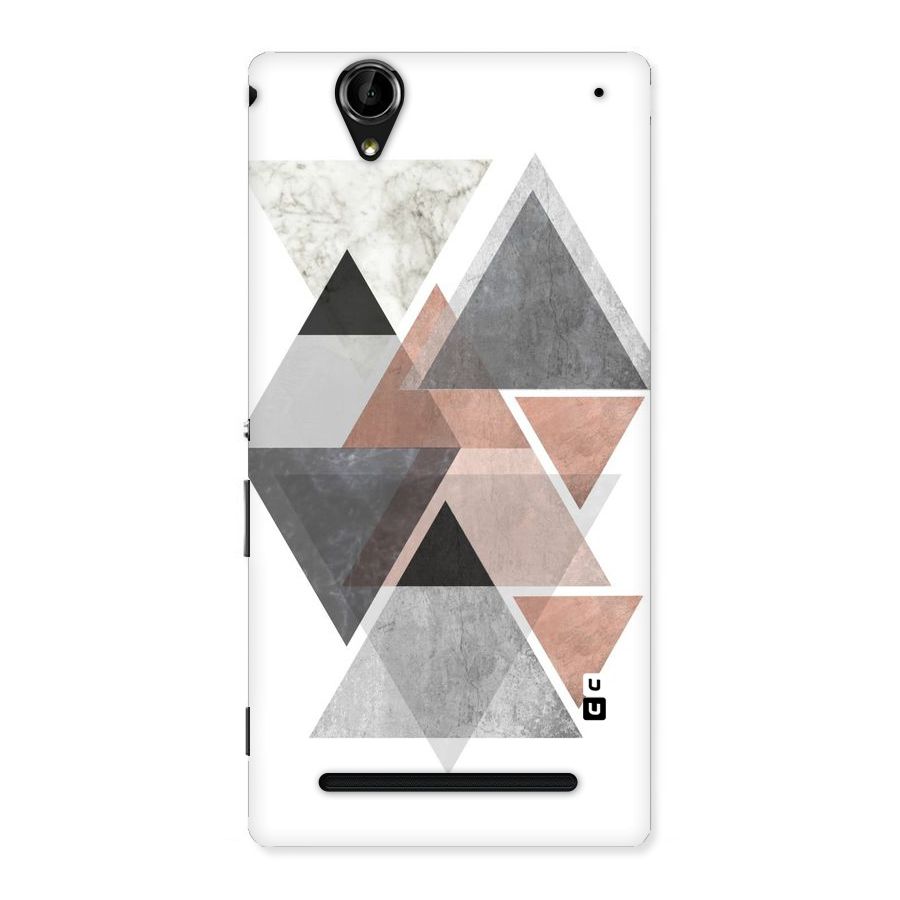Abstract Diamond Pink Design Back Case for Sony Xperia T2