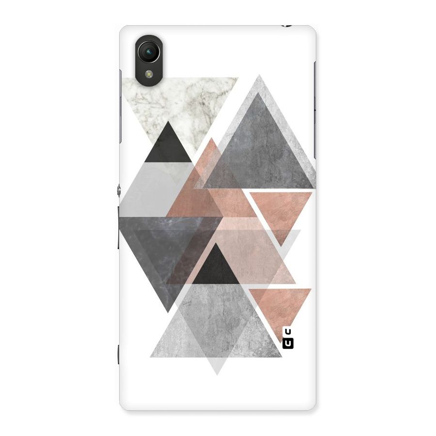 Abstract Diamond Pink Design Back Case for Sony Xperia Z1