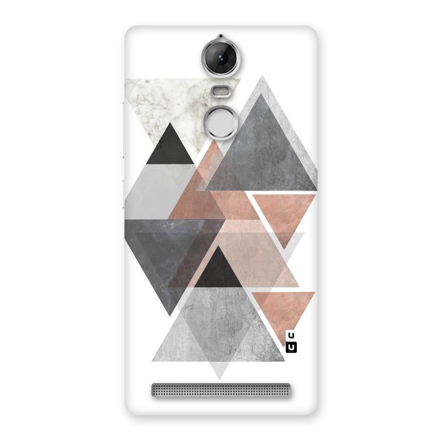 Abstract Diamond Pink Design Back Case for Vibe K5 Note