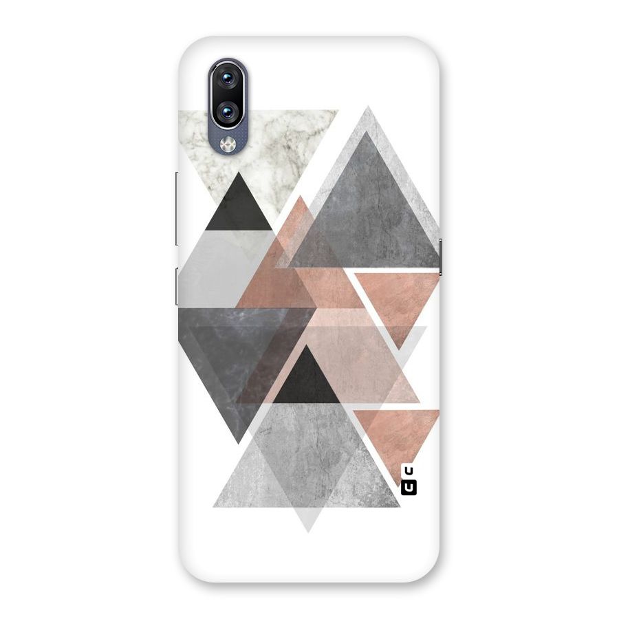 Abstract Diamond Pink Design Back Case for Vivo NEX