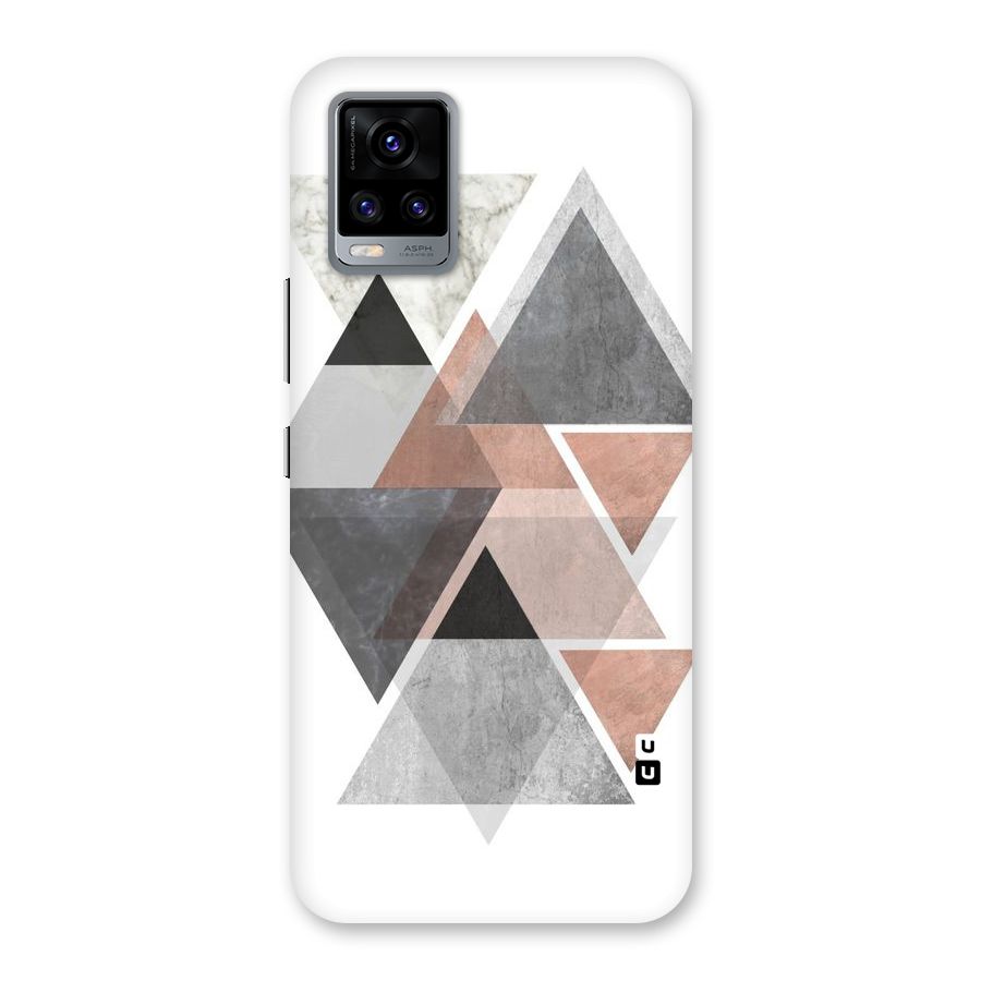 Abstract Diamond Pink Design Back Case for Vivo V20