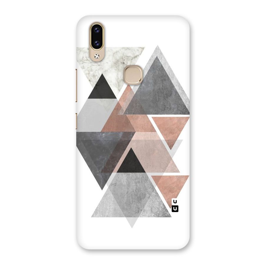 Abstract Diamond Pink Design Back Case for Vivo V9 Youth