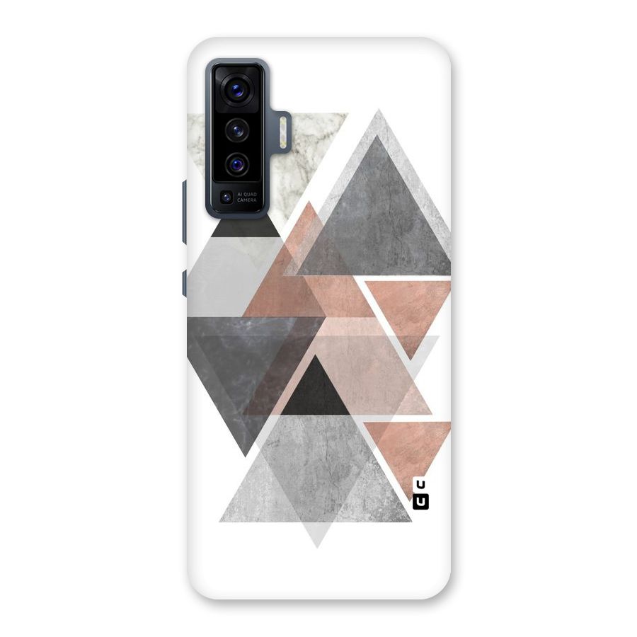 Abstract Diamond Pink Design Back Case for Vivo X50