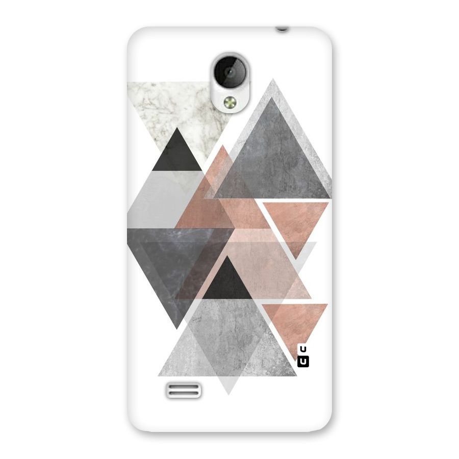 Abstract Diamond Pink Design Back Case for Vivo Y21