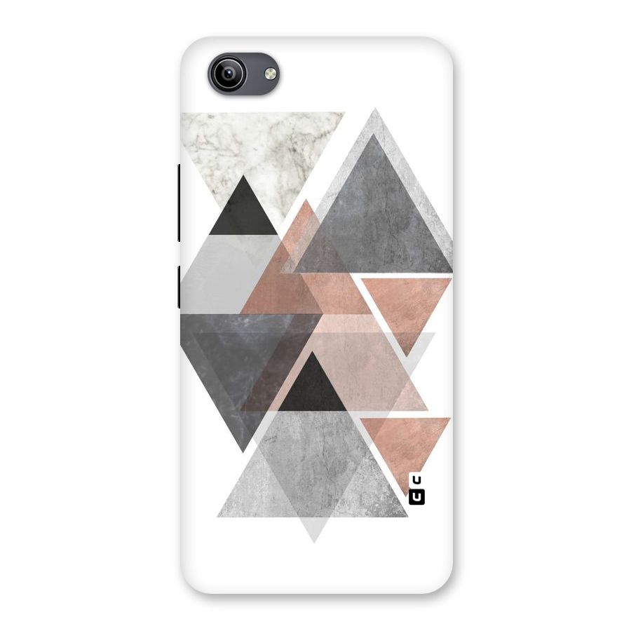 Abstract Diamond Pink Design Back Case for Vivo Y81i