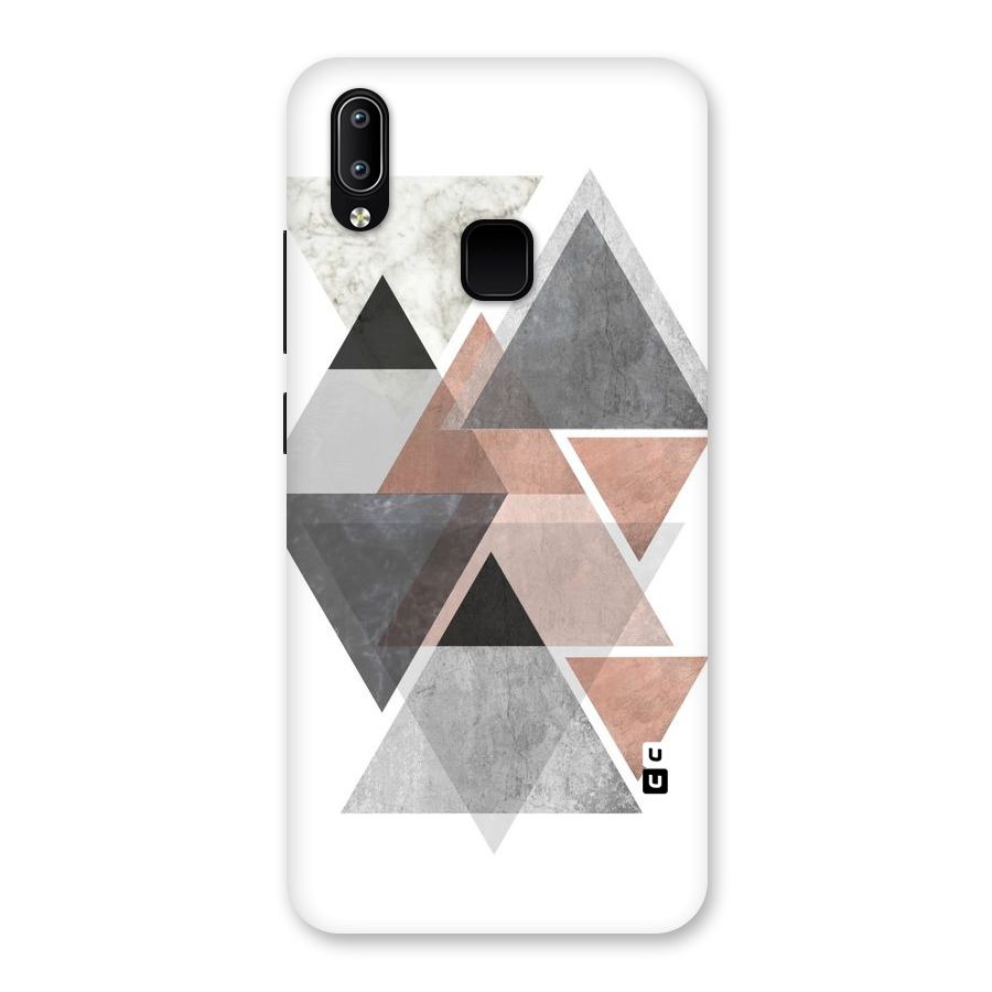 Abstract Diamond Pink Design Back Case for Vivo Y93