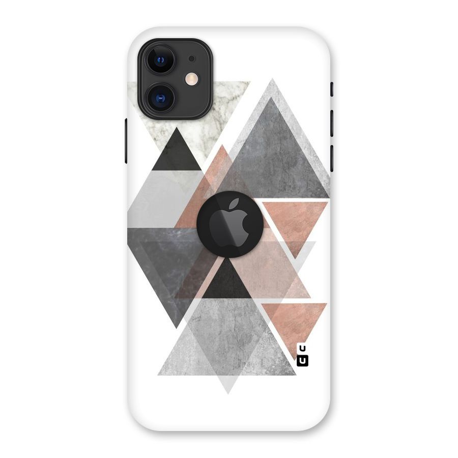 Abstract Diamond Pink Design Back Case for iPhone 11 Logo Cut