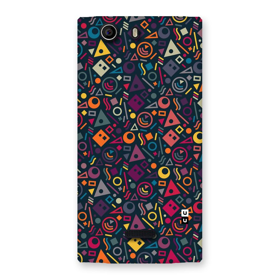 Abstract Figures Back Case for Canvas Nitro 2 E311