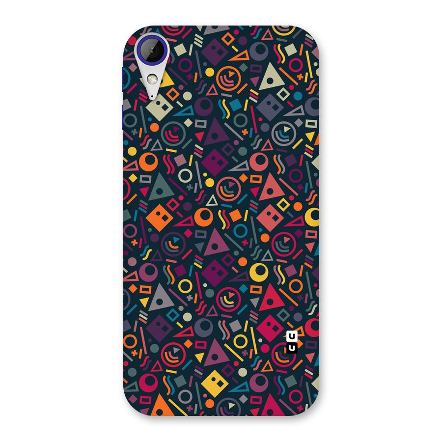 Abstract Figures Back Case for Desire 830