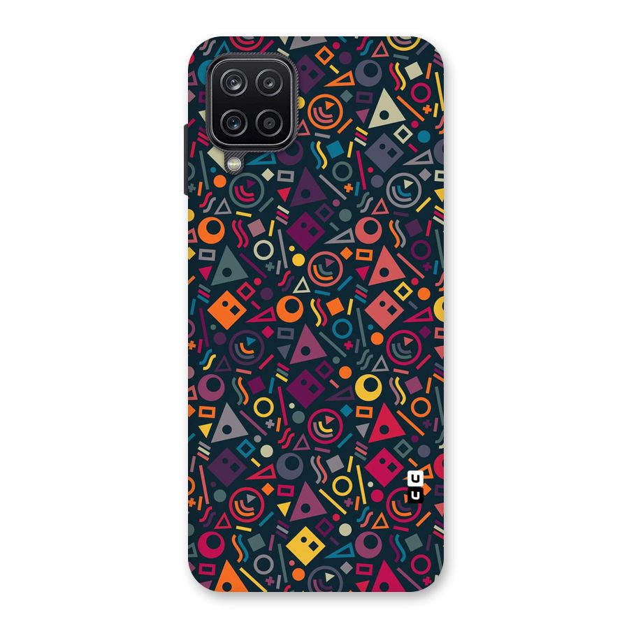 Abstract Figures Back Case for Galaxy A12