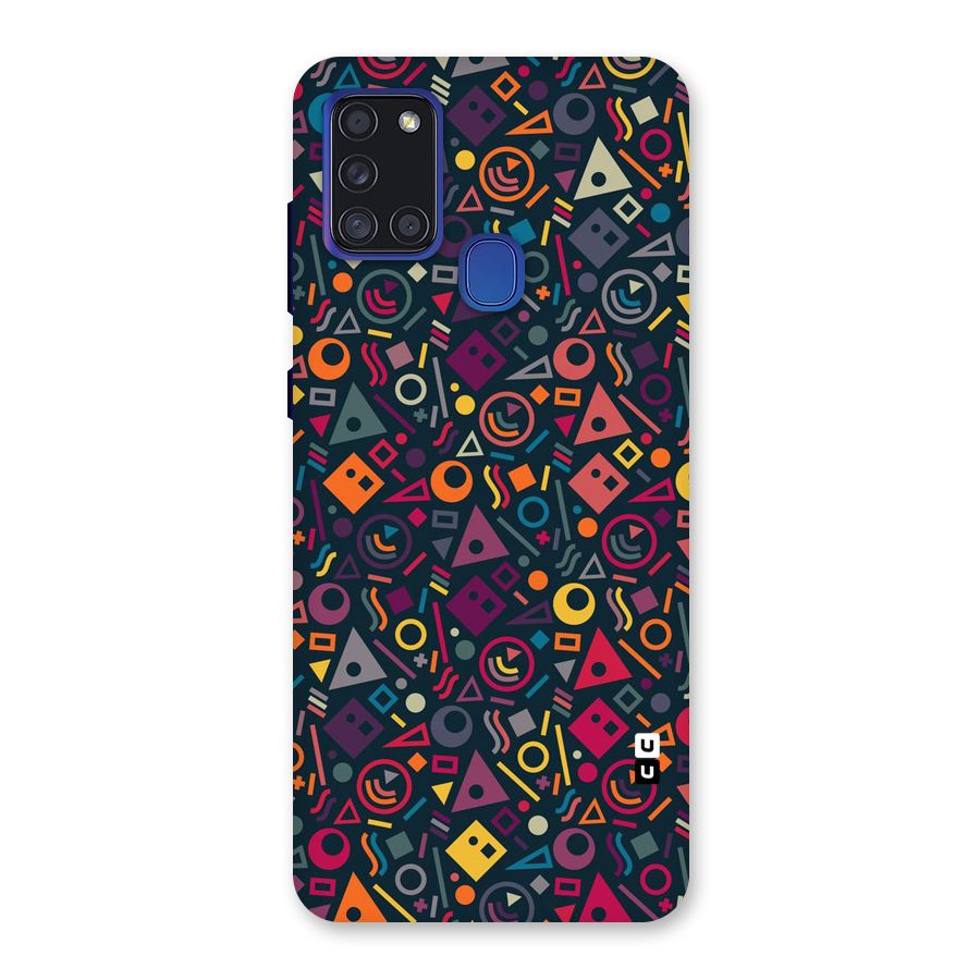 Abstract Figures Back Case for Galaxy A21s
