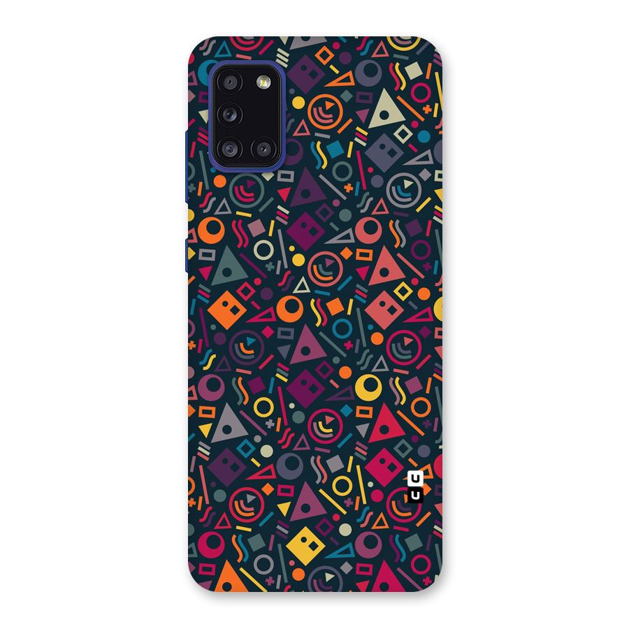 Abstract Figures Back Case for Galaxy A31