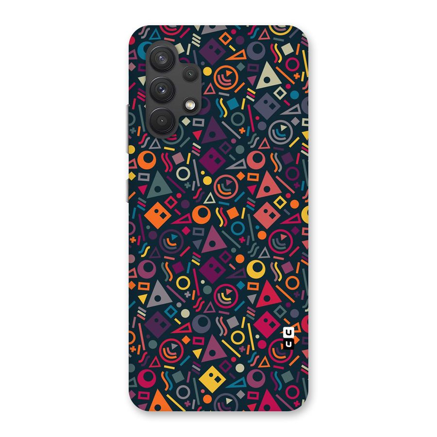Abstract Figures Back Case for Galaxy A32