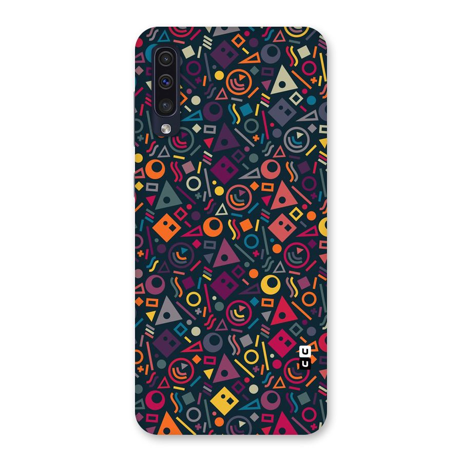 Abstract Figures Back Case for Galaxy A50s