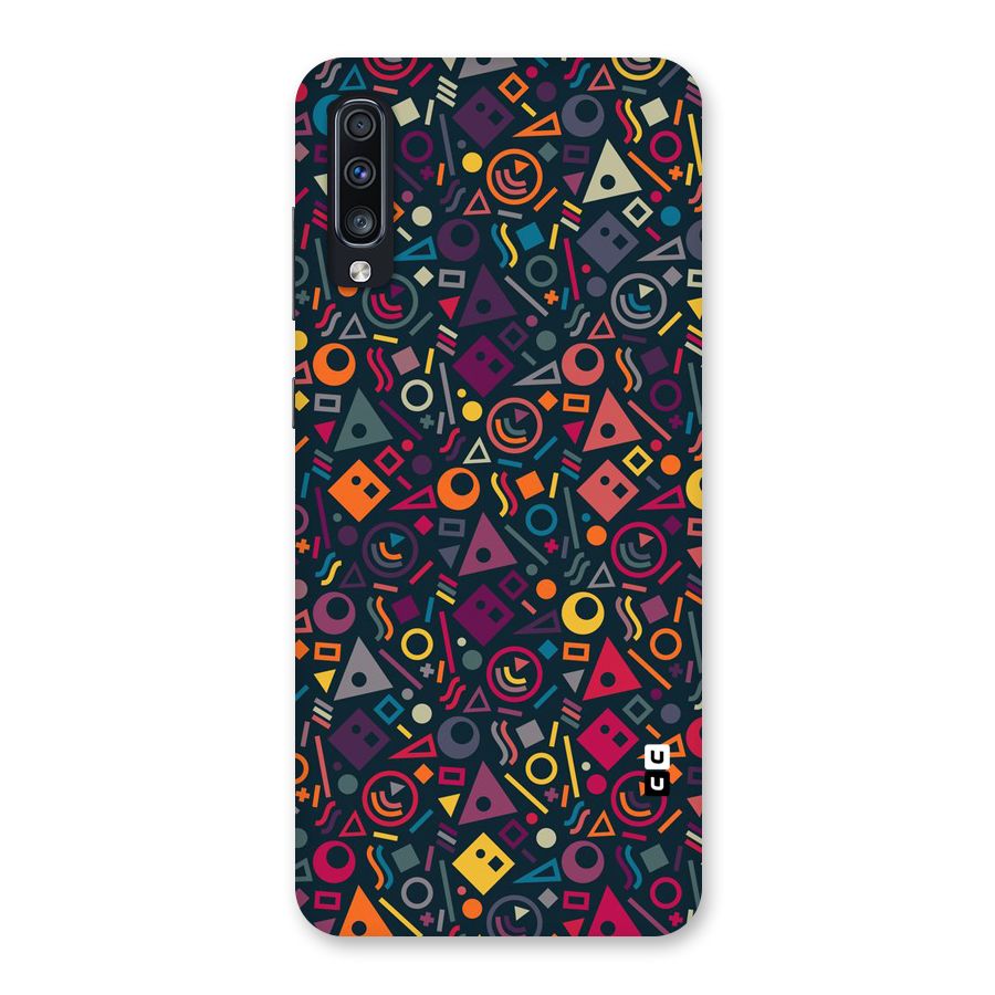 Abstract Figures Back Case for Galaxy A70s