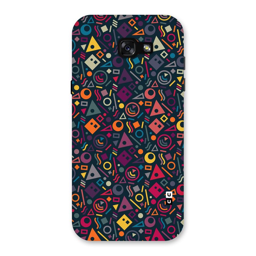 Abstract Figures Back Case for Galaxy A7 (2017)