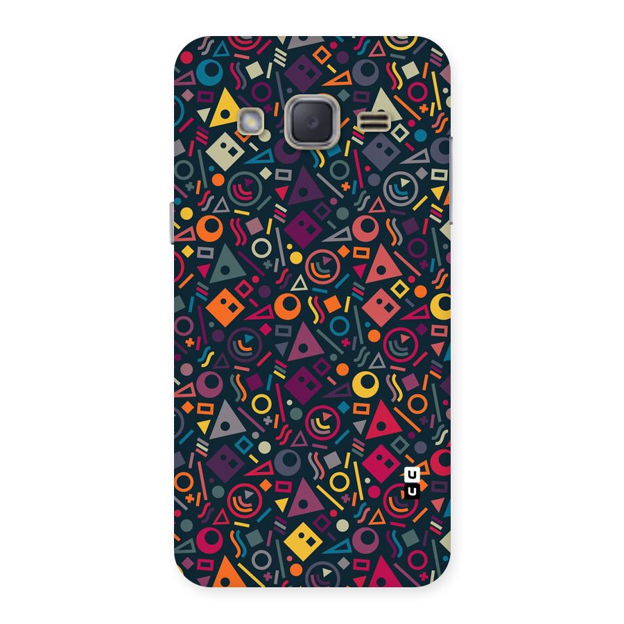 Abstract Figures Back Case for Galaxy J2