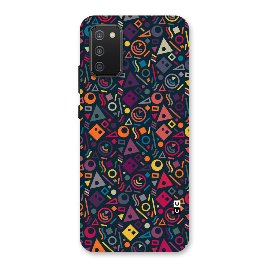 Abstract Figures Back Case for Galaxy M02s