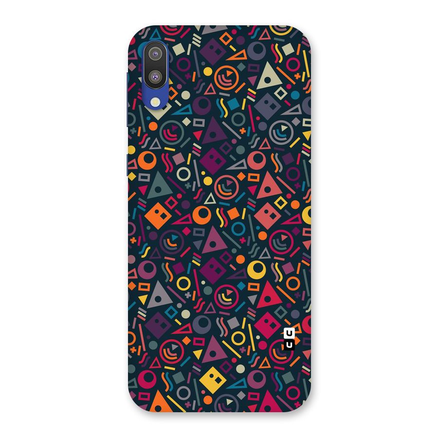 Abstract Figures Back Case for Galaxy M10