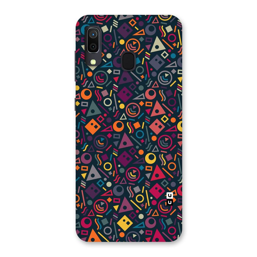 Abstract Figures Back Case for Galaxy M10s